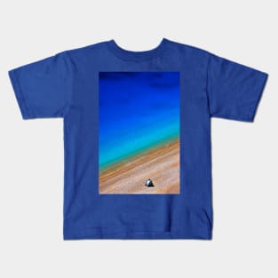 Shades of blue - Lefkada island Kids T-Shirt